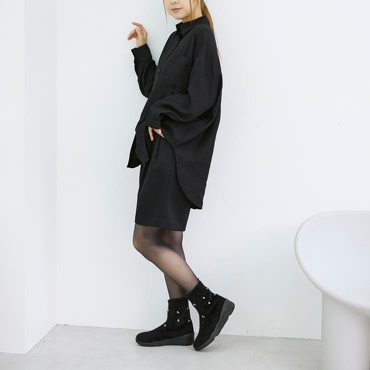 ビジュー付きニットブーツ | Mode et Jacomo×ing | 詳細画像15 