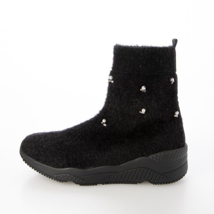 ビジュー付きニットブーツ | Mode et Jacomo×ing | 詳細画像16 