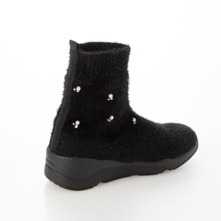 ビジュー付きニットブーツ | Mode et Jacomo×ing | 詳細画像17 