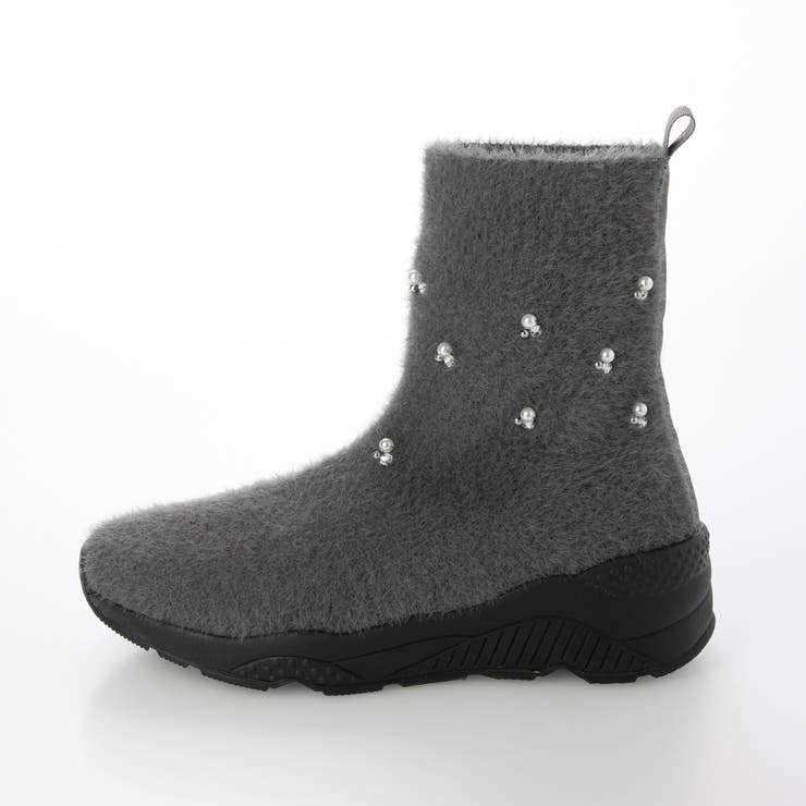 ビジュー付きニットブーツ | Mode et Jacomo×ing | 詳細画像5 