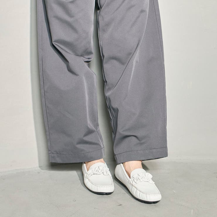 シャーリングモチーフ付きモカシューズ | Mode et Jacomo×ing | 詳細画像17 