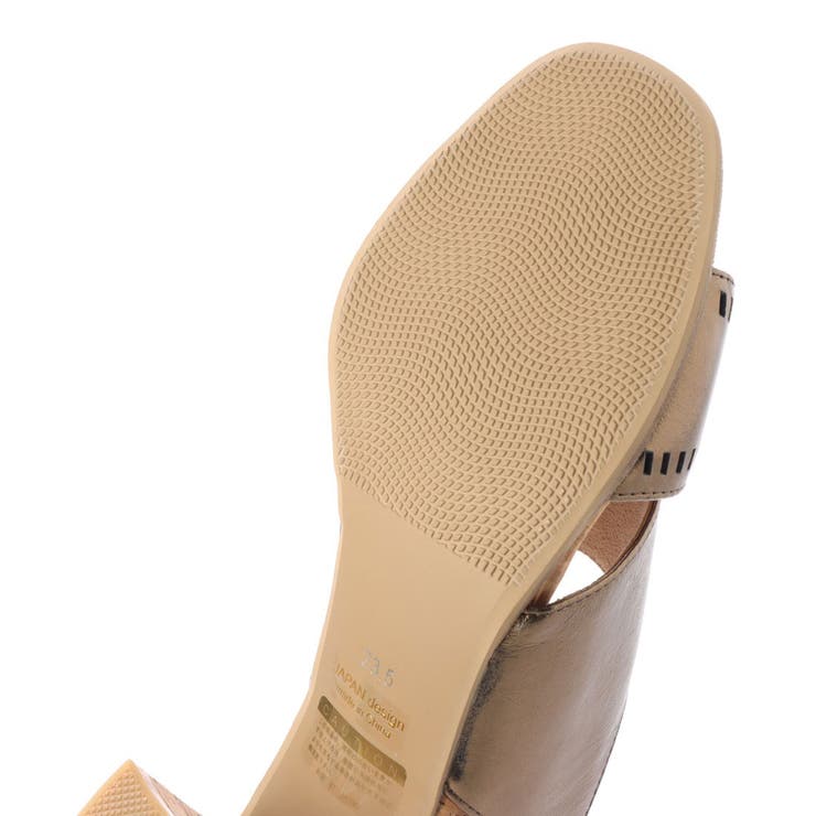 【クッション入り】サイドカットスクエアトゥサンダル | Mode et Jacomo×ing | 詳細画像5 