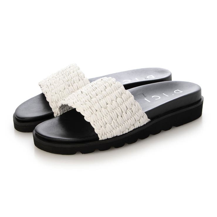 アイボリー | メッシュミュールサンダル | Mode et Jacomo×ing