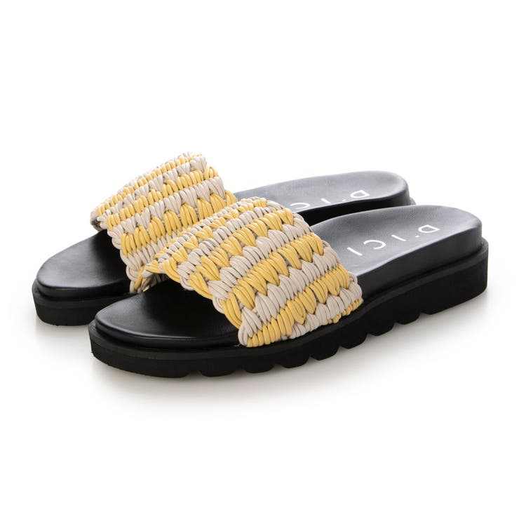 イエローミックス | メッシュミュールサンダル | Mode et Jacomo×ing