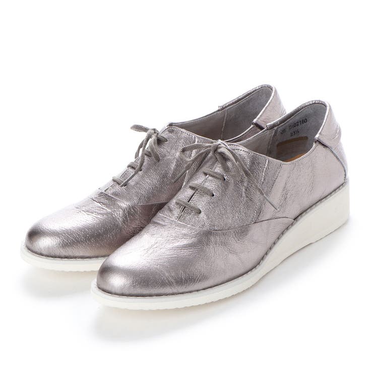 グレーメタリック | 【軽量】ローウェッジマニッシュシューズ | Mode et Jacomo×ing