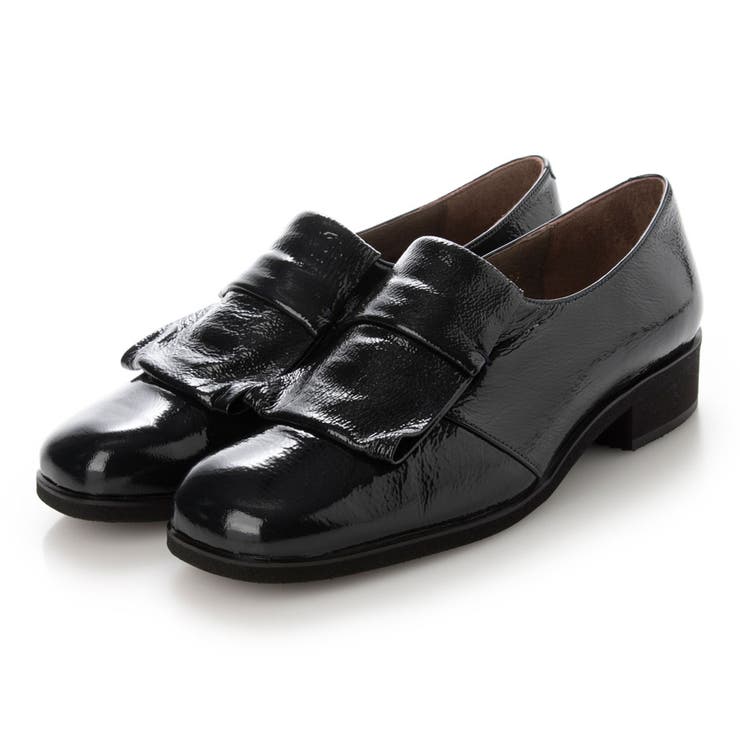 グリーンエナメル | 【３E】スクエアトゥトラッドシューズ | Mode et Jacomo×ing