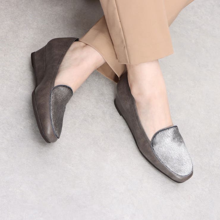 【クッション入り】ウェッジソールローファー | Mode et Jacomo×ing | 詳細画像1 