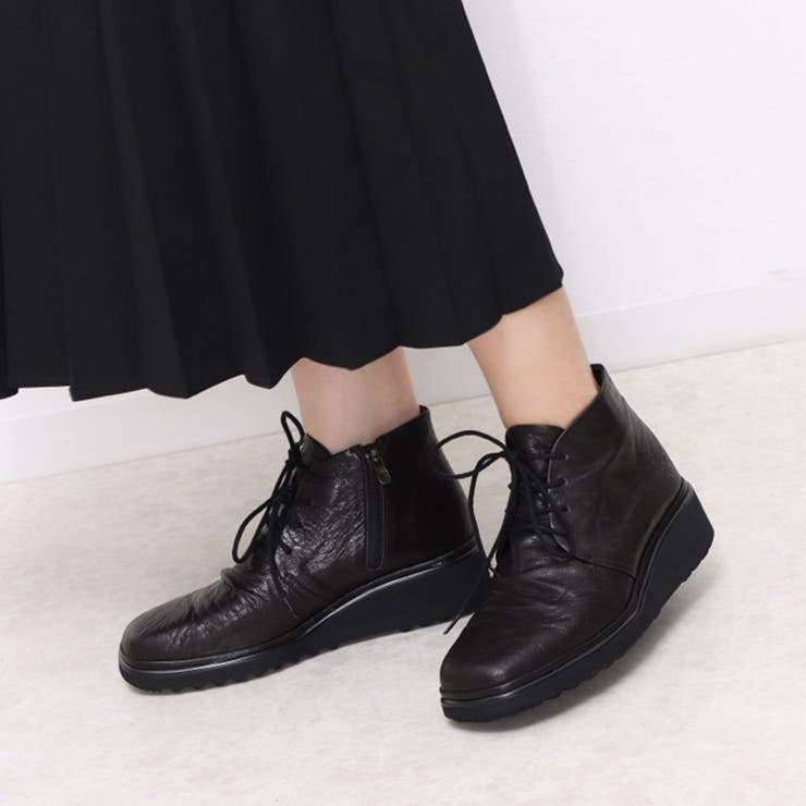 【高機能】レースアップショートブーツ | Mode et Jacomo×ing | 詳細画像1 