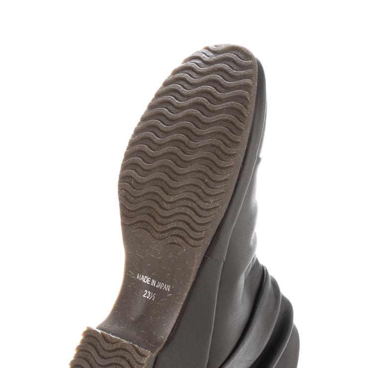 ドレープデザインウェッジソールショートブーツ | Mode et Jacomo×ing | 詳細画像10 