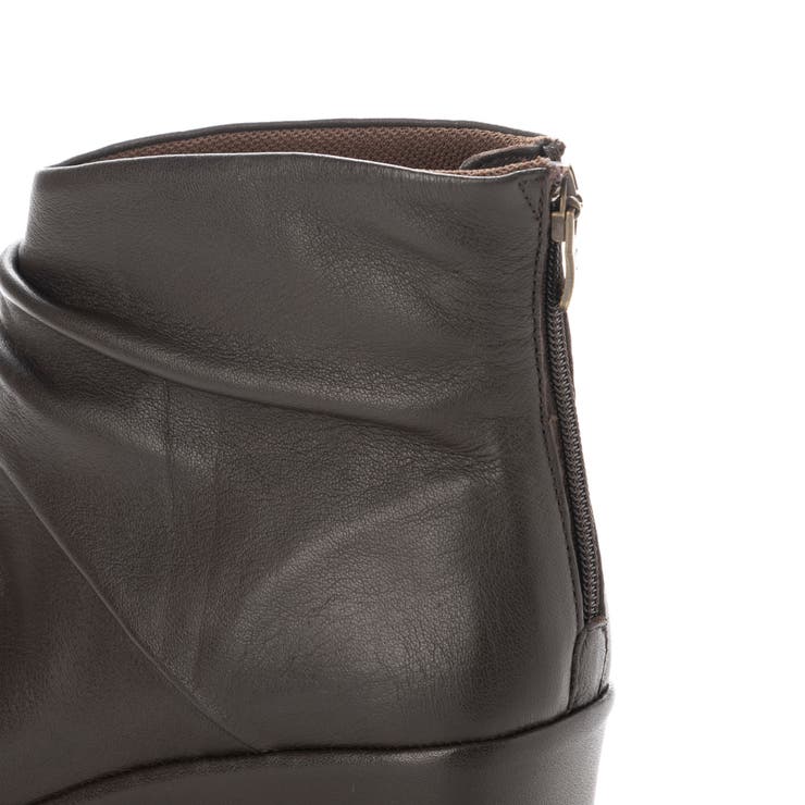 ドレープデザインウェッジソールショートブーツ | Mode et Jacomo×ing | 詳細画像11 