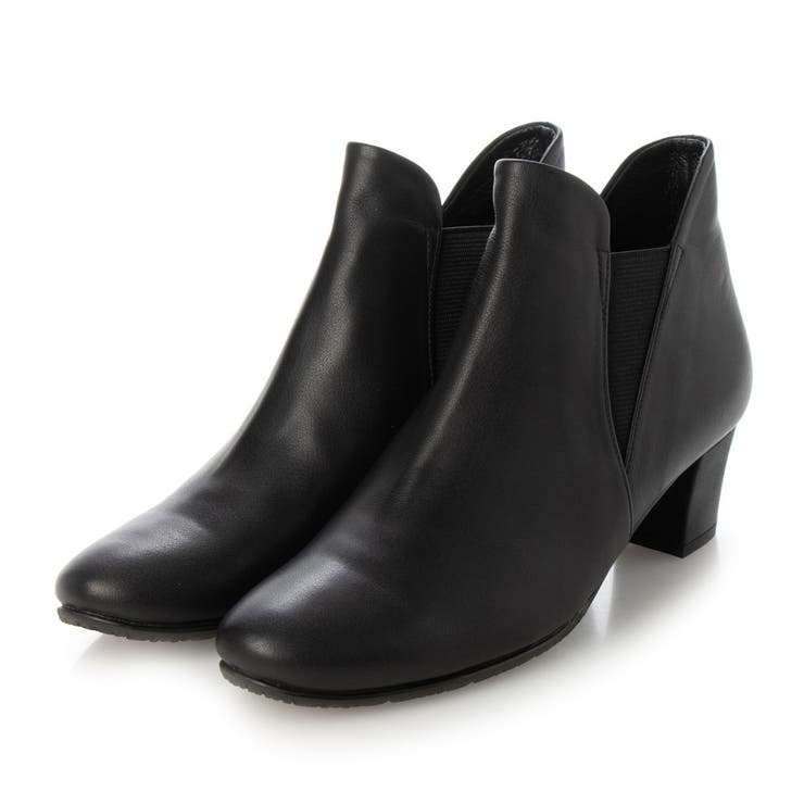 ブラック | サイドゴアヒールブーツ | Mode et Jacomo×ing