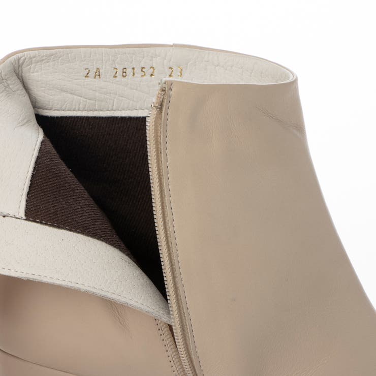 ラウンドスクエアトゥショートブーツ | Mode et Jacomo×ing | 詳細画像7 