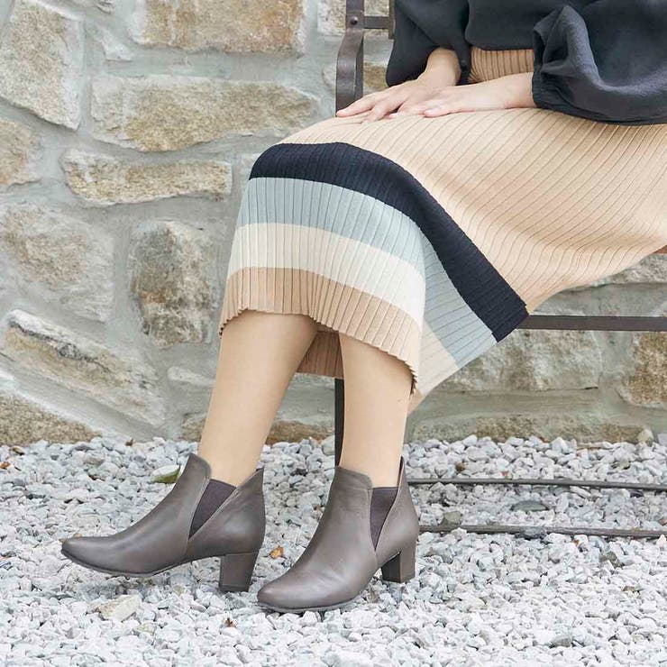 サイドゴアヒールブーツ | Mode et Jacomo×ing | 詳細画像14 