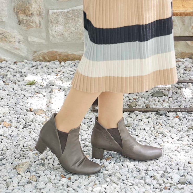 サイドゴアヒールブーツ | Mode et Jacomo×ing | 詳細画像9 