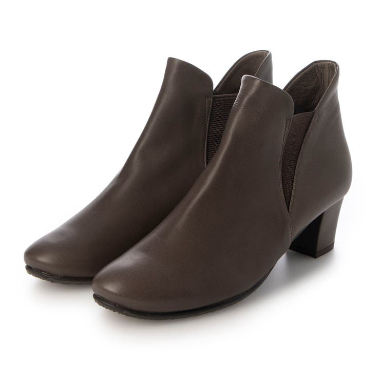 ダークグレー | サイドゴアヒールブーツ | Mode et Jacomo×ing