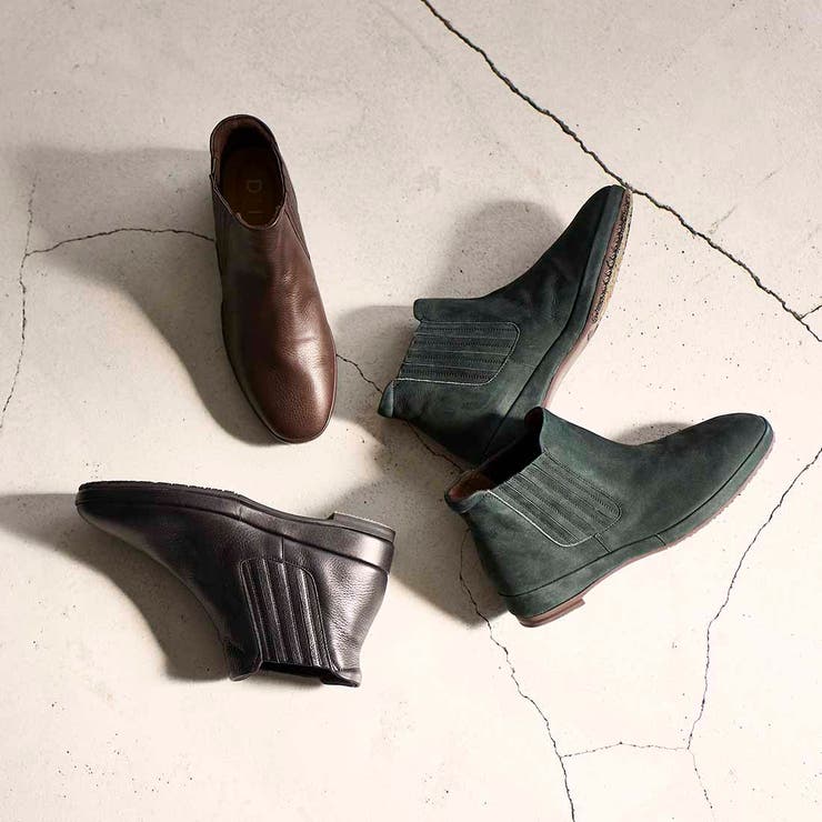 サイドゴアシンプルショートブーツ | Mode et Jacomo×ing | 詳細画像1 