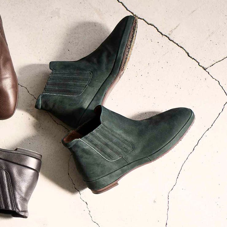 サイドゴアシンプルショートブーツ | Mode et Jacomo×ing | 詳細画像2 