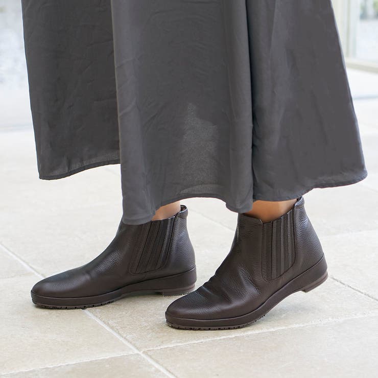 サイドゴアシンプルショートブーツ | Mode et Jacomo×ing | 詳細画像8 