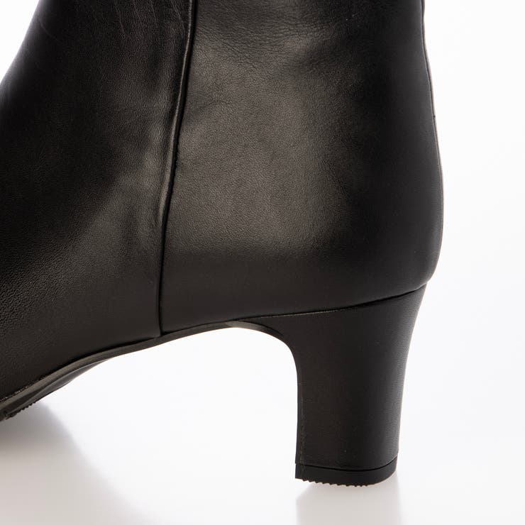 ラウンドスクエアトゥショートブーツ | Mode et Jacomo×ing | 詳細画像11 