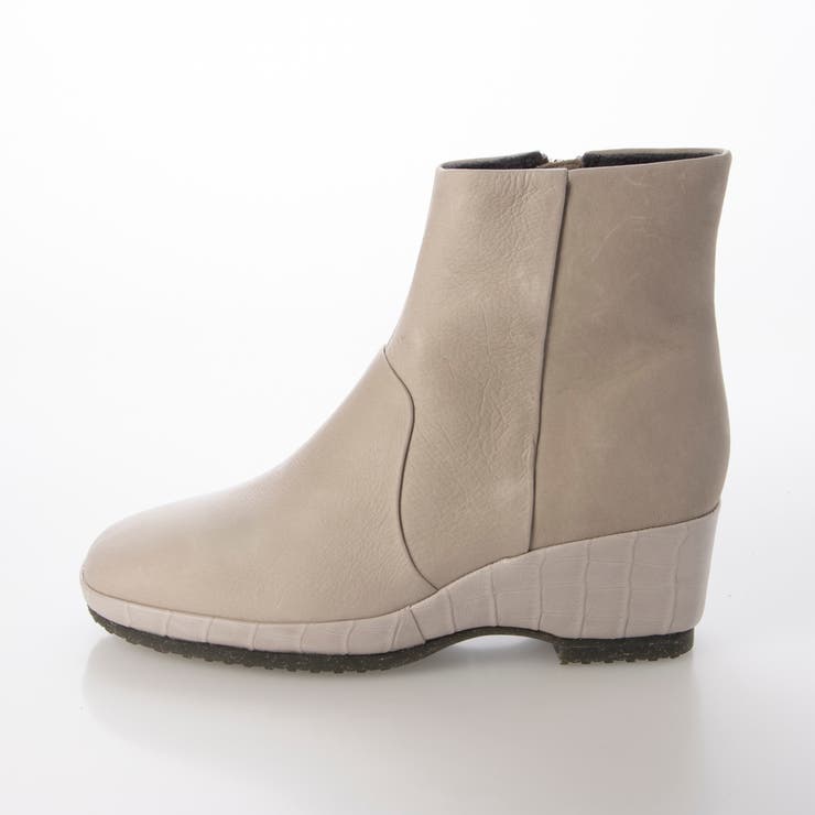 ウェッジソールスクエアトゥブーツ | Mode et Jacomo×ing | 詳細画像1 