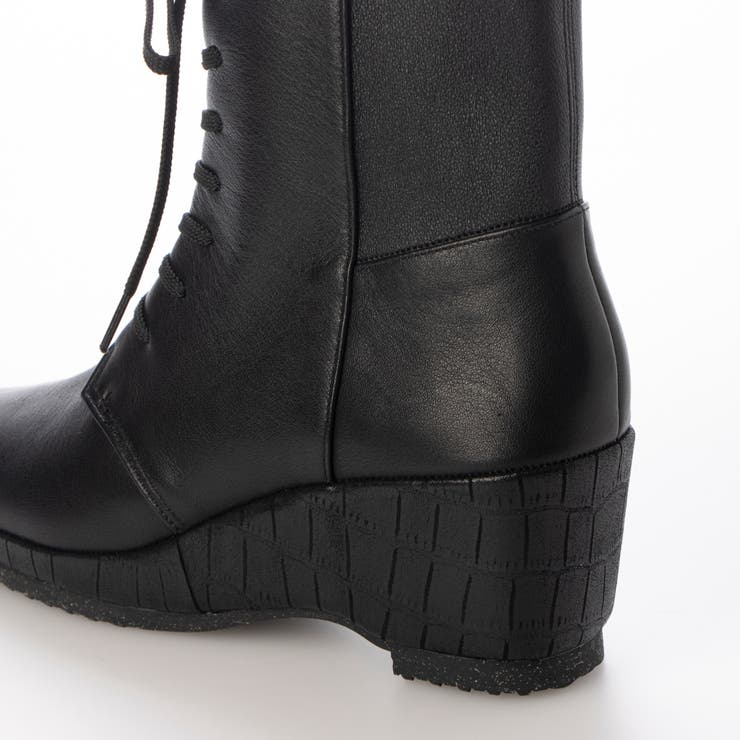 ウェッジソールレースアップブーツ | Mode et Jacomo×ing | 詳細画像6 