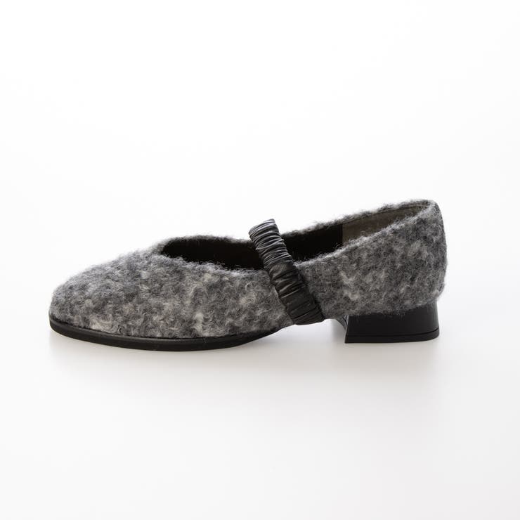 Vカットシャーリングストラップフラットシューズ | Mode et Jacomo×ing | 詳細画像11 