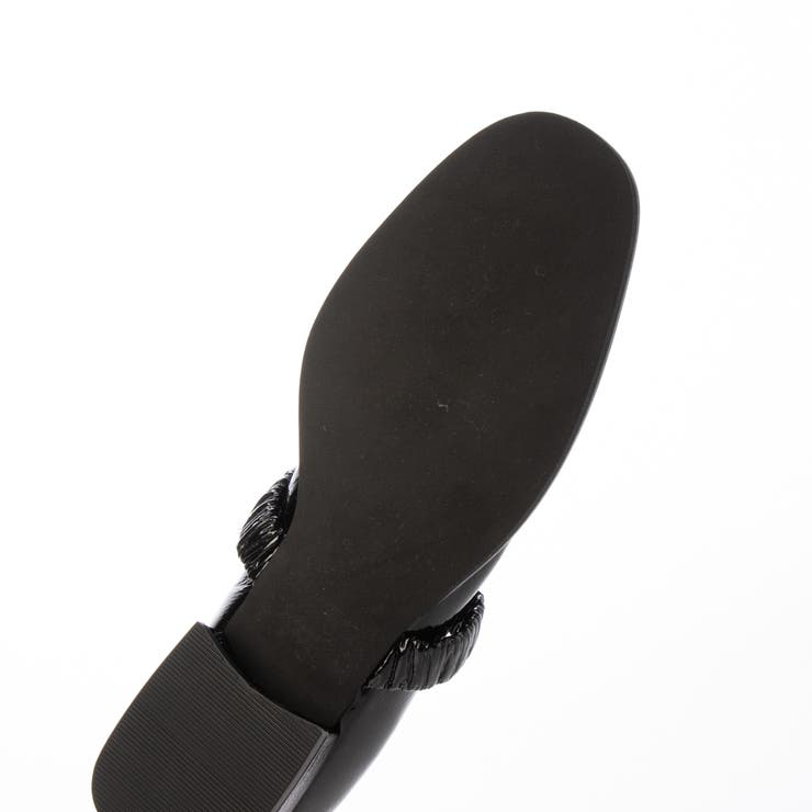 Vカットシャーリングストラップフラットシューズ | Mode et Jacomo×ing | 詳細画像4 