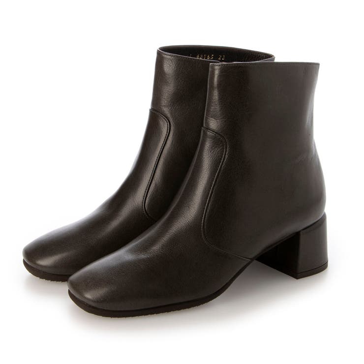 ダークグレー | スクエアトゥショートブーツ | Mode et Jacomo×ing