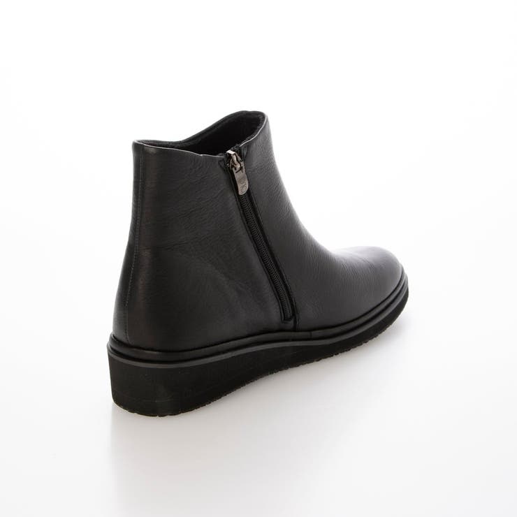 プレーンウェッジショートブーツ | Mode et Jacomo×ing | 詳細画像6 
