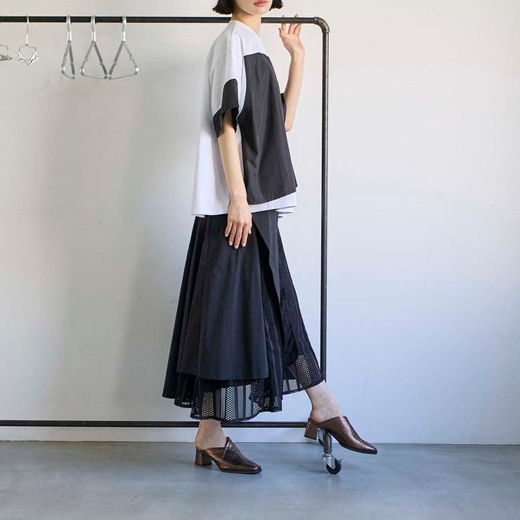 アシンメトリーチャンキーヒールミュール | Mode et Jacomo×ing | 詳細画像20 