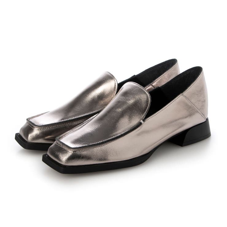 シルバー | スクエアトゥソフトモカスリッポン | Mode et Jacomo×ing