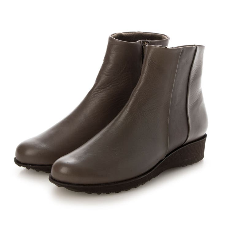 ダークオーク | ウェッジヒールショートブーツ | Mode et Jacomo×ing