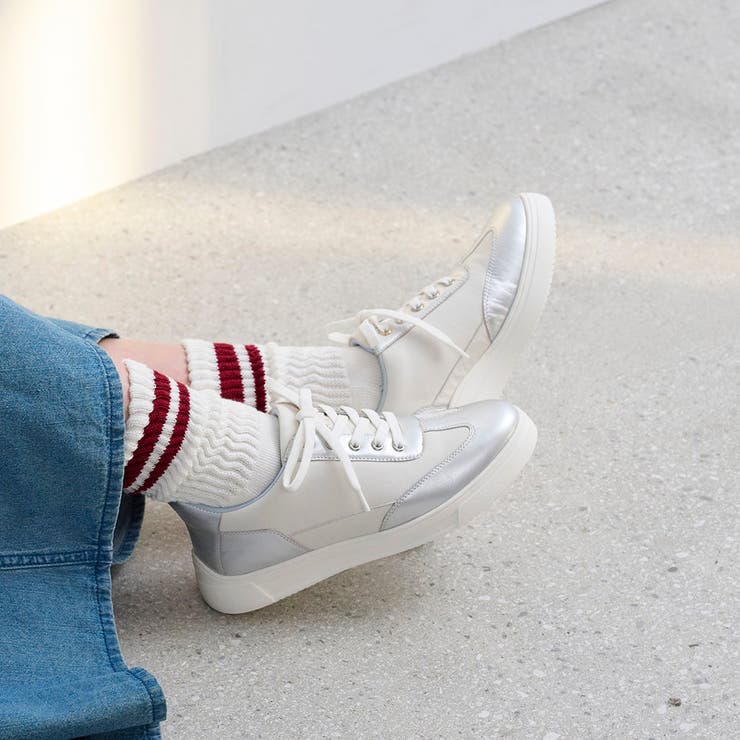 ハンズフリーレースアップスニーカー | Mode et Jacomo×ing | 詳細画像1 