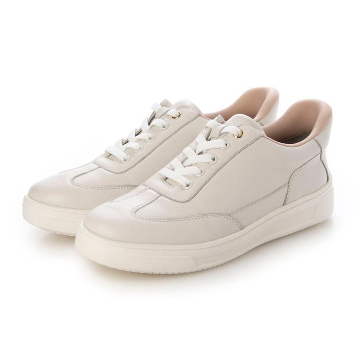 ホワイト | ハンズフリーレースアップスニーカー | Mode et Jacomo×ing