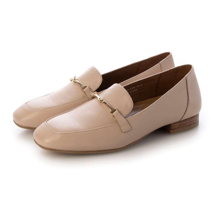 ライトピンク | スクエアトゥビットローファー | Mode et Jacomo×ing