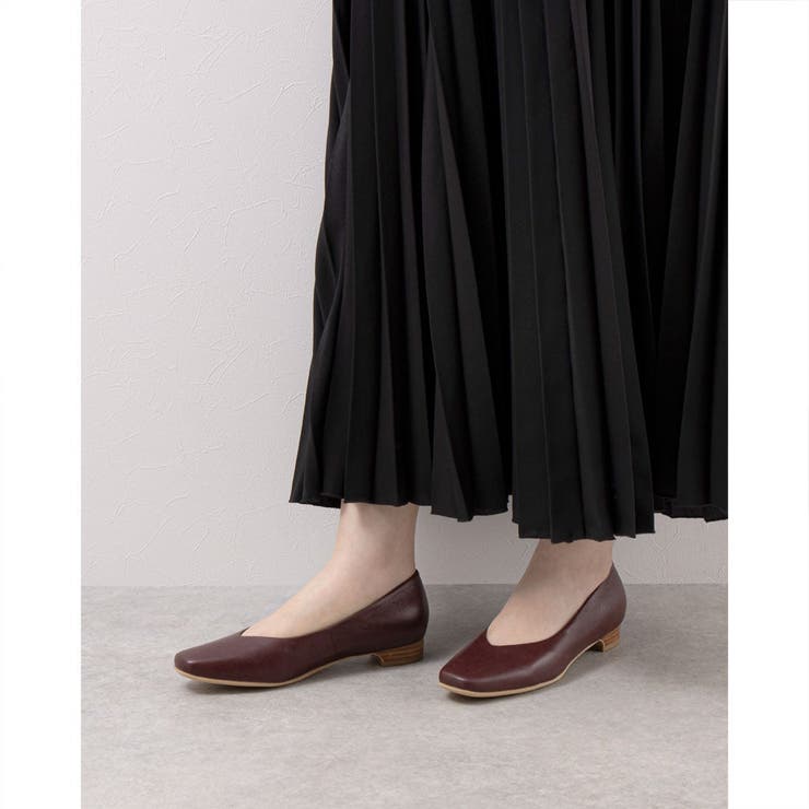 スクエアトゥVカットパンプス | Mode et Jacomo×ing | 詳細画像17 