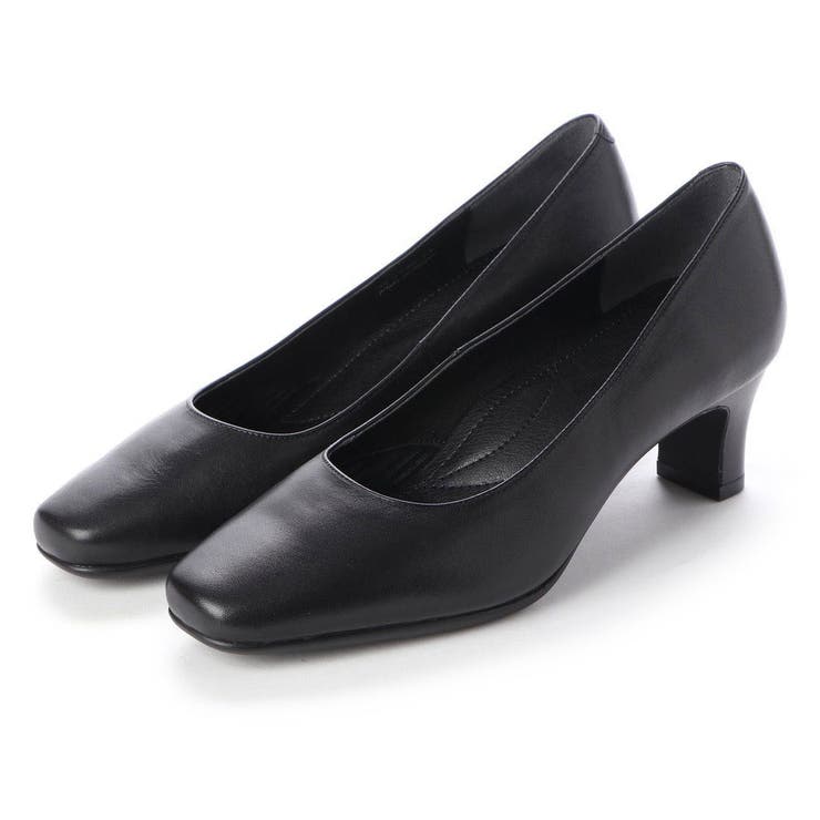 ブラック | 【3E】スクエアトゥパンプス | Mode et Jacomo×ing