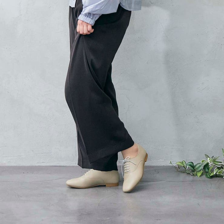 【WEB限定】ゴム紐レースアップシューズ | Mode et Jacomo×ing | 詳細画像18 