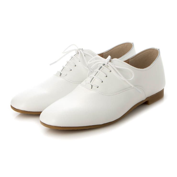 ホワイト | 【WEB限定】ゴム紐レースアップシューズ | Mode et Jacomo×ing