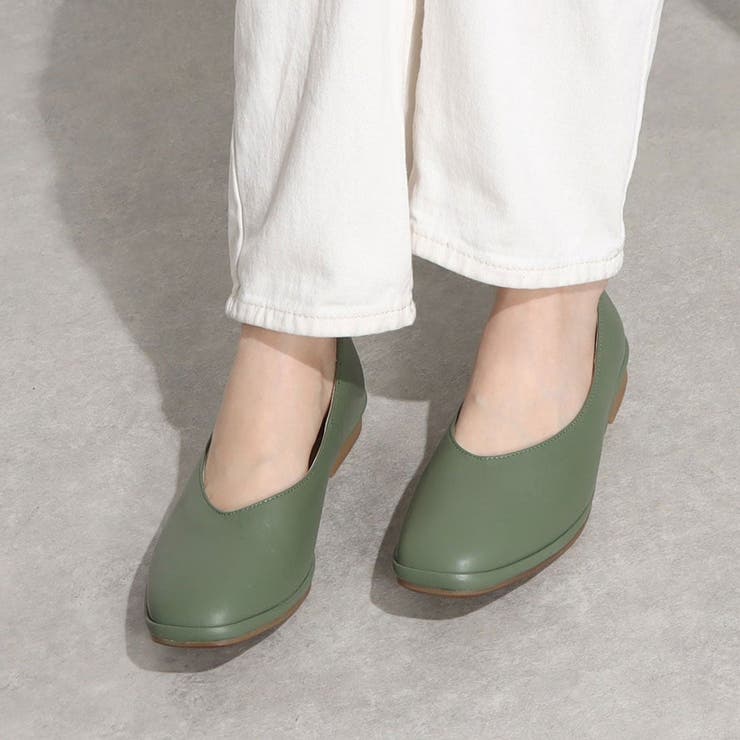 【サスティナブルシリーズ】Vカットフラットパンプス | Mode et Jacomo×ing | 詳細画像16 