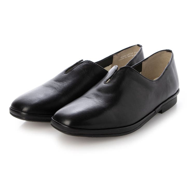 ブラック | 【サスティナブルシリーズ】フラットスリットパンプス | Mode et Jacomo×ing