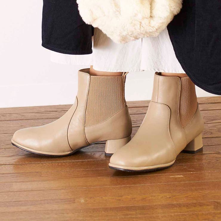 【WEB限定】【サスティナブルシリーズ】サイドゴアショートブーツ | Mode et Jacomo×ing | 詳細画像1 