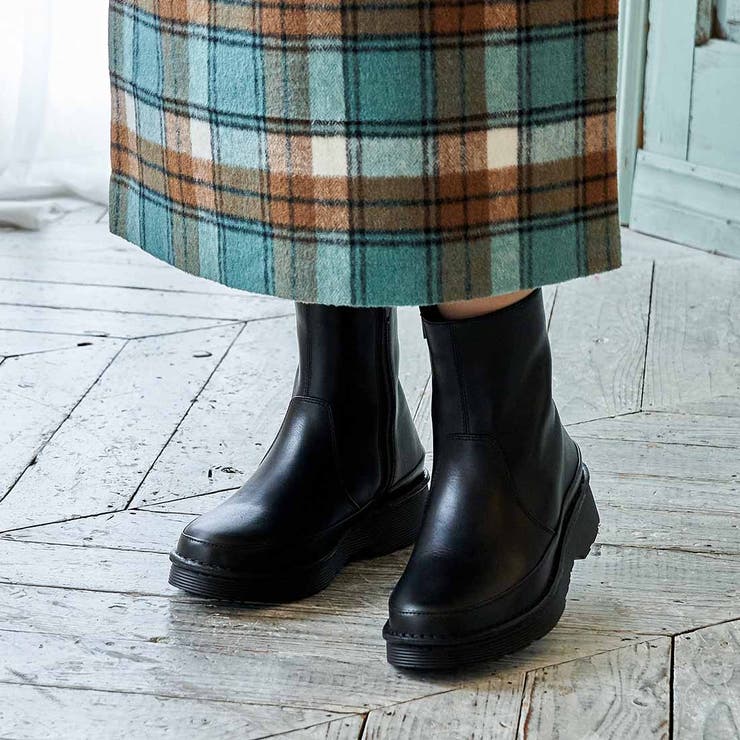 【WEB限定】【3E】ボリュームソールショートブーツ | Mode et Jacomo×ing | 詳細画像3 