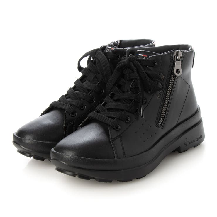 ブラック | 【レイン対応】サイドジッパーレースアップブーツ（LA ローラン RG） | Mode et Jacomo×ing