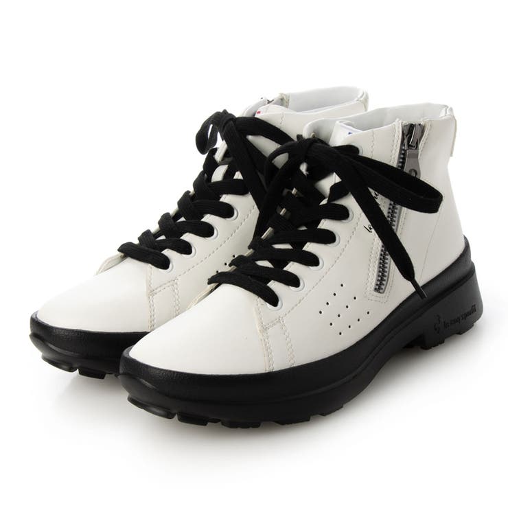 ホワイトコンビ | 【レイン対応】サイドジッパーレースアップブーツ（LA ローラン RG） | Mode et Jacomo×ing