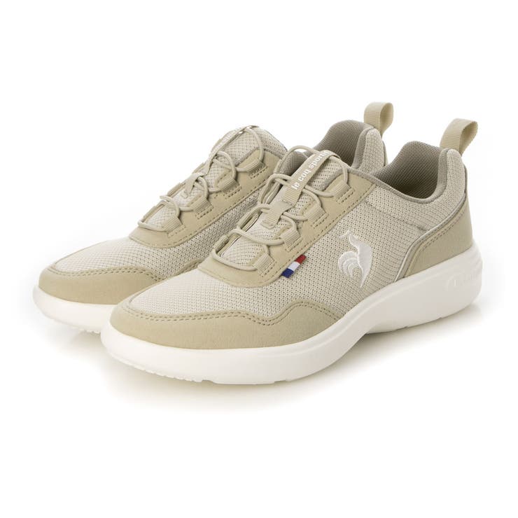 ベージュ | スリッポンレースアップスニーカー（LAローヌ/LARHONE） | Mode et Jacomo×ing