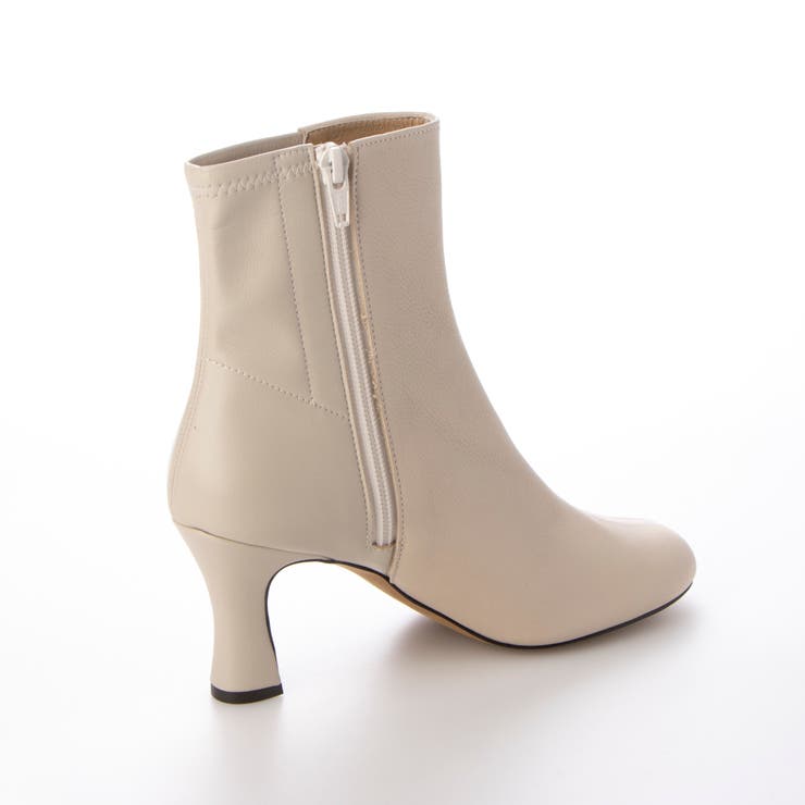 スクエアトゥバックストレッチショートブーツ | Mode et Jacomo×ing | 詳細画像10 