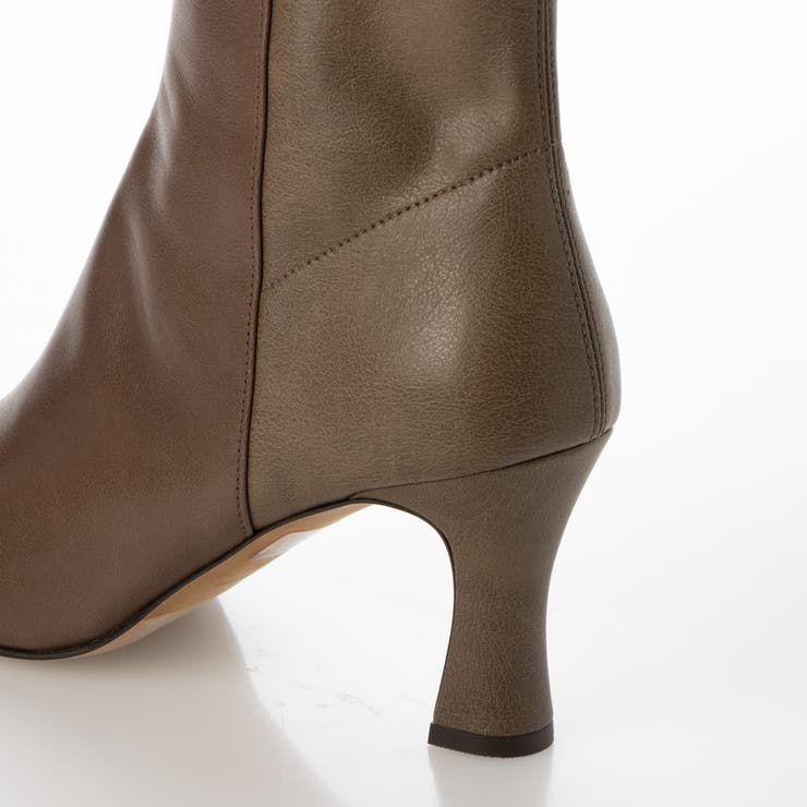 スクエアトゥバックストレッチショートブーツ | Mode et Jacomo×ing | 詳細画像17 