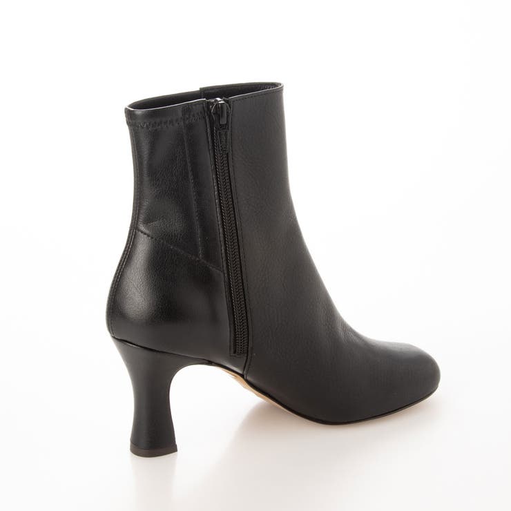 スクエアトゥバックストレッチショートブーツ | Mode et Jacomo×ing | 詳細画像3 