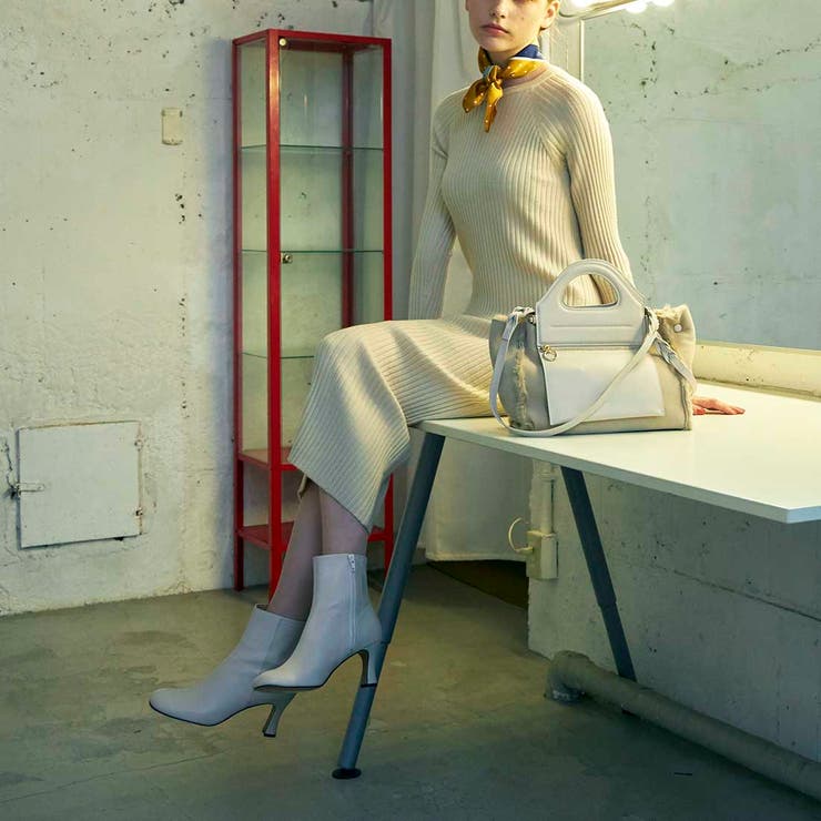 スクエアトゥバックストレッチショートブーツ | Mode et Jacomo×ing | 詳細画像7 